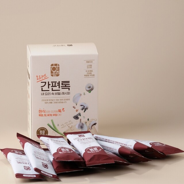 해비즌협동조합,요리가 쉬워지는 해비즌 간편톡 천연조미료(4g x 10포 1박스)